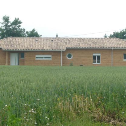 Brisse charpentes Marmande - Maison ossature et bardage bois