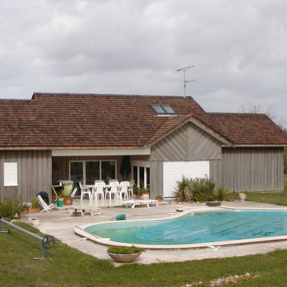 Brisse charpentes Marmande - Maison ossature et bardage bois